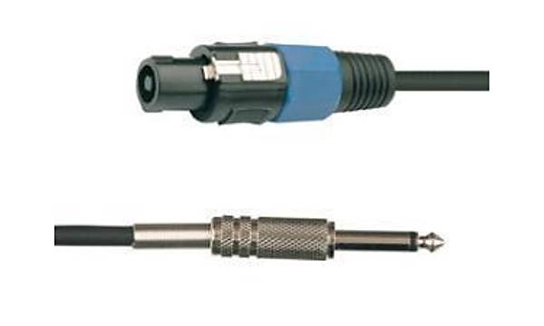 Spekon-6.3 mm Mono Hoparlr Kablosu 5 mt