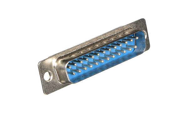 25 pin erkek d-sub konnektr+kapak