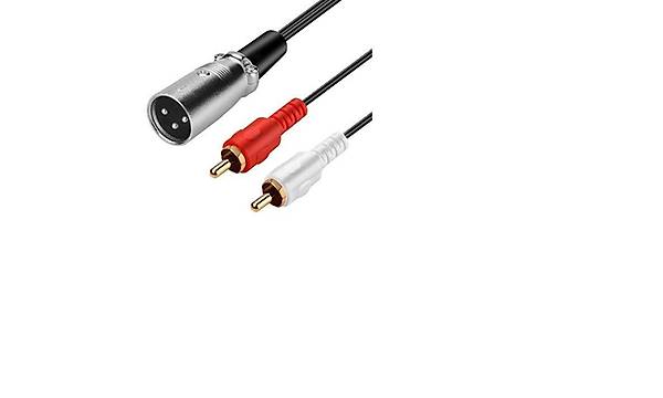 Xlr Erkek -2 Rca Erkek Kablo 3 metre