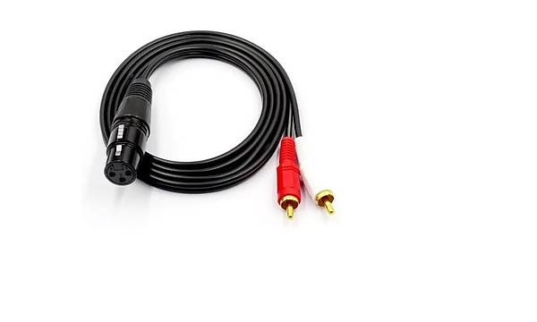 Xlr Dii-2 Rca Erkek Kablo 3 Metre