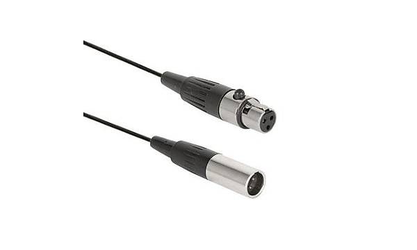 3 Pin Mini Xlr Uzatma Kablo 2 mt