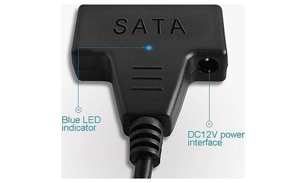 USB 3.0 To Sata 2.5" 3.5" HDD KABLO12V Power Adaptrl