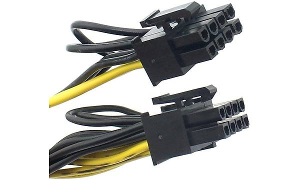 6 Pin - 2x8 Pin Pc-e Modler Power Kablosu 
