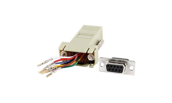 25 pin Erkek rj45 d-sub modular adaptr