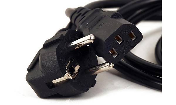 3X1.5 mm Power Kablosu 1.8 mt (mining rig kasa iin)