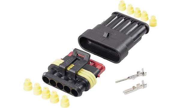 5 Pin Sperseal Su Geirmez Ara Konnektr Dii-Erkek 15 mm