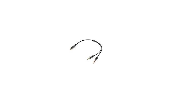 YeKa Kulaklk Mikrofon Ayrc Y Kablo 3.5 mm Dii To 2 x 3.5 mm Erkek Kaliteli