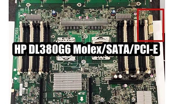 HP DL380G6 G7 SATA Power Kablo 2 li