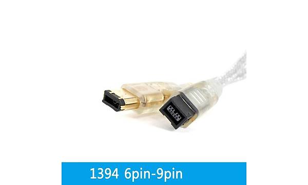 FireWire 800 Kablo 9Pin - 6Pin 1.5 Metre Ses Kartlar iin