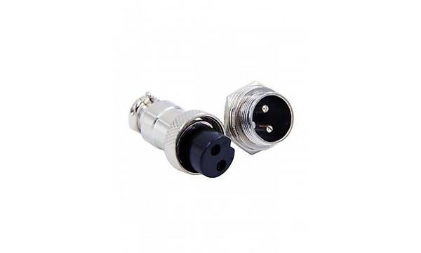 2 Pin Mikrofon Mice Konnektr dii-erkek 8mm