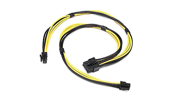 Apple Mac Ekran Kart Power Kablosu 8 Pin to 2x6 Pin