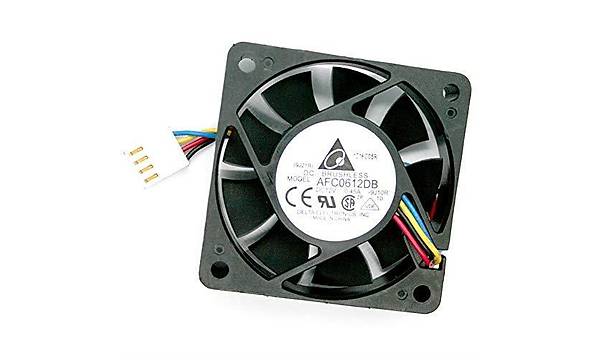 Delta AFC0612DB-F00 60x60x15mm Soutma Fan, 7200 RPM, 29.24 CFM, 47.5 dBA PWM 4-pin