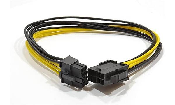 8 pin PCI-E ekran Kart power uzatma kablo 1 metre