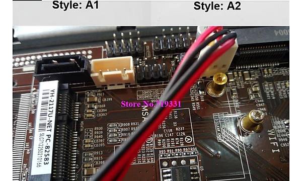 ITX Mini PC Mini PH 2.54mm  4 Pin - SATA G Kablosu 25cm