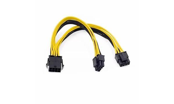 8 Pin lemci-Cpu Y Kablo Splitter
