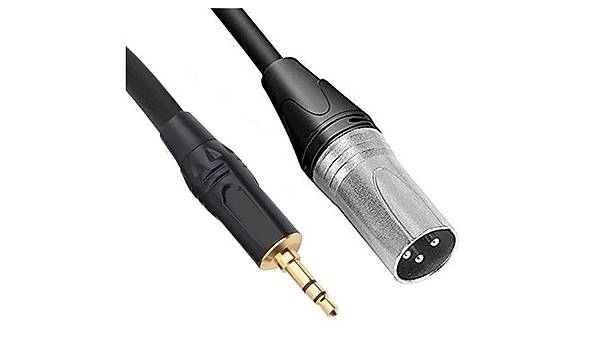 3-Pin XLR Erkek - 3,5 mm Stereo Erkek Ses Kablosu 7 metre