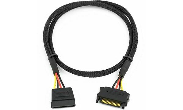 Sata Power Uzatma Kablosu 60 cm