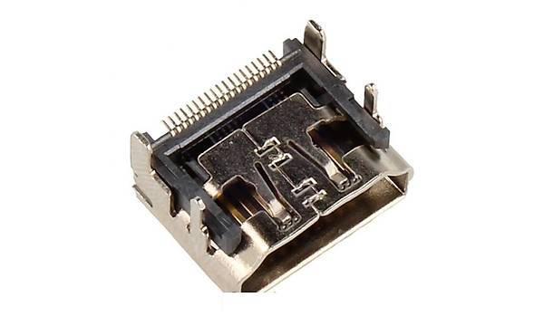 HDMI Dii Soket 19 Pin Kart Tipi 90 Derece
