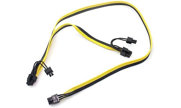 6 Pin - 2x8 Pin Pc-e Modler Power Kablosu 