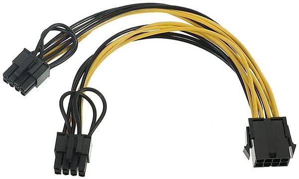 8 pin cpu - 2x8 pin Pc-e evirici Kablo