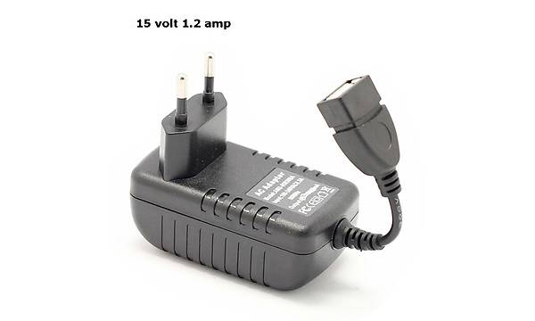 Asus Tablet Adaptr 15 volt 1.25 amper Usb kl