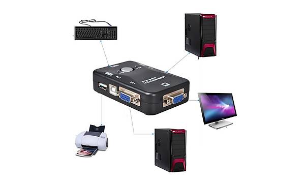 2 Port USB Switch 