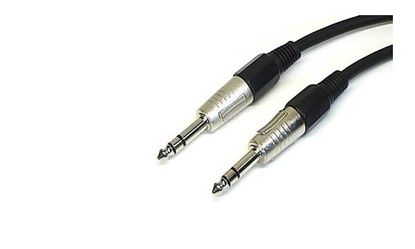 6.3 mm Erkek-Erkek  Stereo Trs Kablo 2 Metre