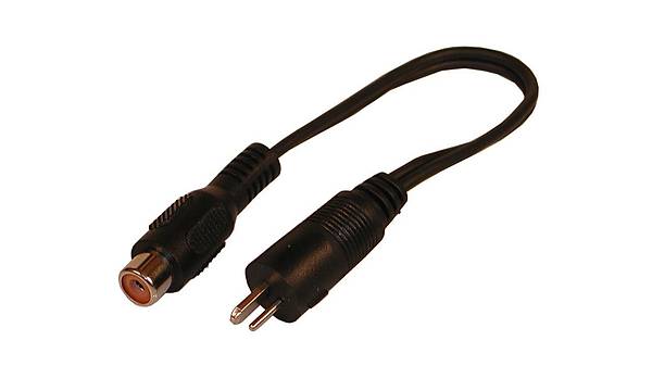 2 Pin Din Alman Tip Erkek- Rca Dii evirici