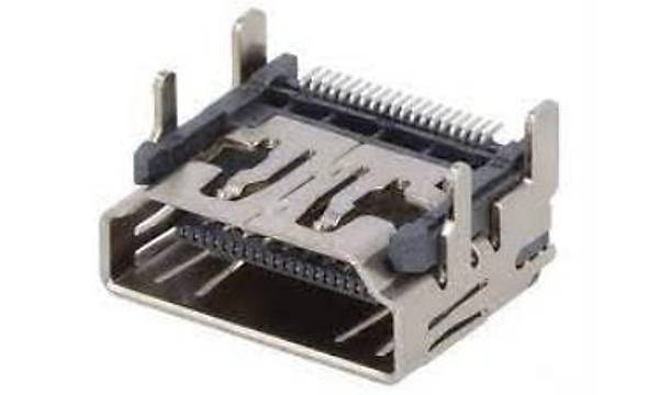 HDMI Dii Soket 19 Pin Kart Tipi 90 Derece