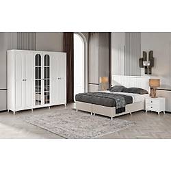 Ücretsiz Montaj Roma 6 Kapaklı Komple MDF Yatak Odası Takımı>> AGD