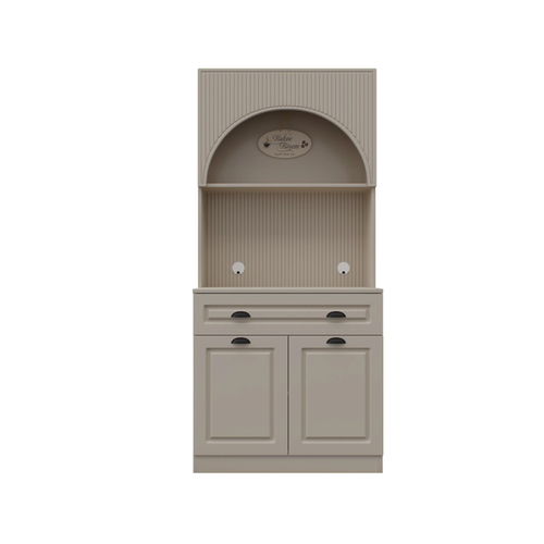 Siena Kum Beji Mini 90 cm Komple MDF LED Ayd�nlatmal� Kahve K��esi Montaj Dahil