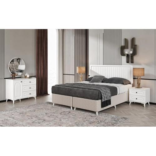 �cretsiz Montaj Roma 6 Kapakl� Komple MDF Yatak Odas� Tak�m�