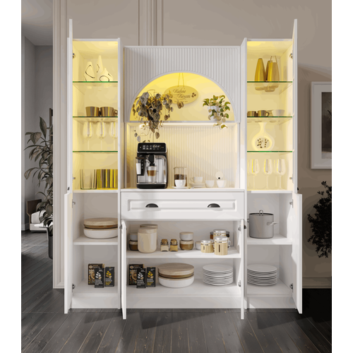 Armoni Black Maxi Kahve K��esi Komple MDF