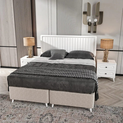 �cretsiz Montaj Roma 6 Kapakl� Komple MDF Yatak Odas� Tak�m�
