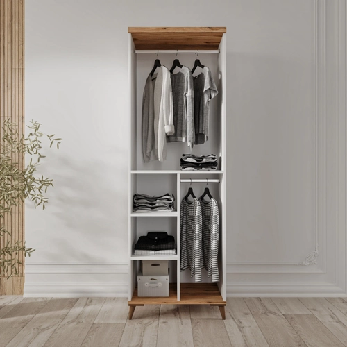 �cretsiz Montaj Nevada 2 Kapakl� Komple MDF Gard�rop