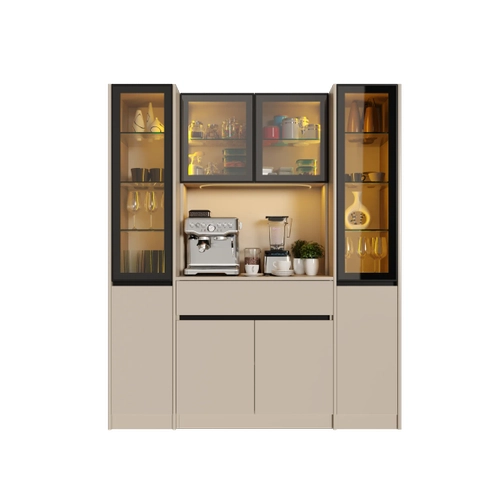 Viona Maxi Kum Beji Komple MDF LED Ayd�nlatmal� Kahve K��esi