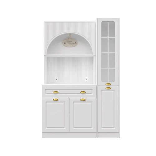 Armoni Gold Midi Kahve K��esi Sa� Vitrinli Komple MDF