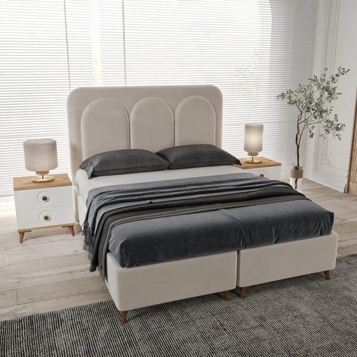 �cretsiz Montaj Nevada 6 Kapakl� Komple MDF Yatak Odas� Tak�m�