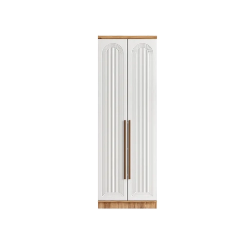 �cretsiz Montaj Rosa 2 Kapakl� Komple MDF Gard�rop