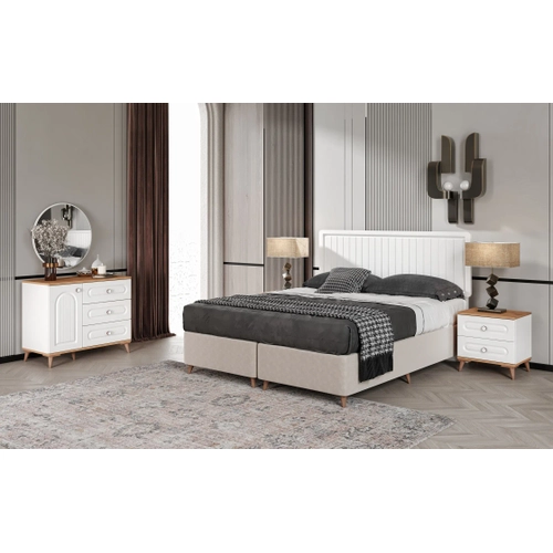 �cretsiz Montaj Bohem 6 Kapakl� Komple MDF Yatak Odas� Tak�m�