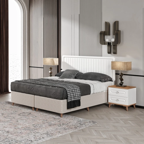 �cretsiz Montaj Bohem 6 Kapakl� Komple MDF Yatak Odas� Tak�m�
