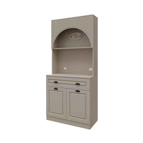 Siena Kum Beji Mini 90 cm Komple MDF LED Ayd�nlatmal� Kahve K��esi Montaj Dahil