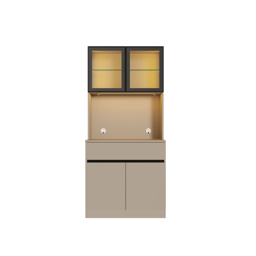 Viona Kum Beji Mini Komple MDF LED Ayd�nlatmal� Kahve K��esi
