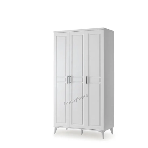 �cretsiz Montaj Sport 3 Kapakl� Komple MDF Gard�rop