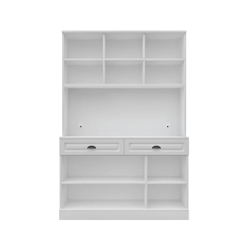 Luna Kahve K��esi - 140 cm MDF Mutfak Dolab� - LED Ayd�nlatmal� - �cretsiz Montaj