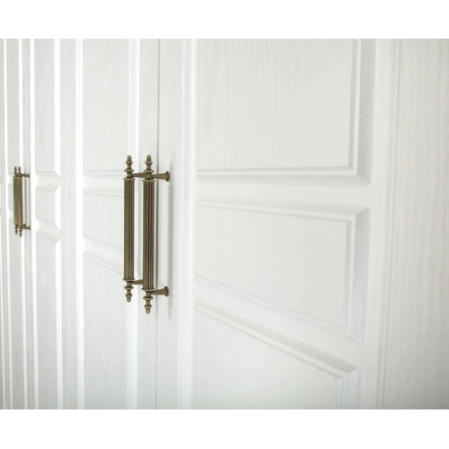 �cretsiz Montaj Sport 6 Kapakl�  Komple MDF Atlantik �am-Beyaz Gard�rop