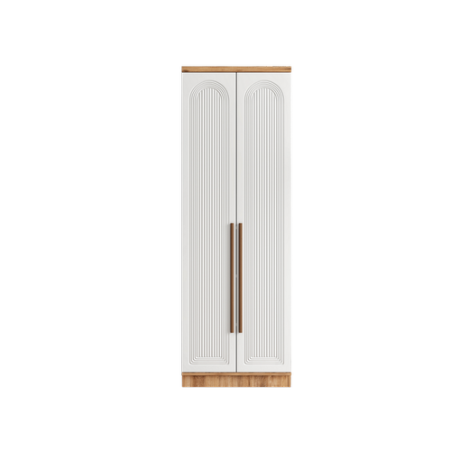 cretsiz Montaj Rosa 2 Kapakl Komple MDF Gardrop