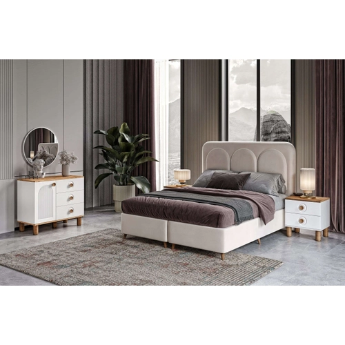 �cretsiz Montaj Flora Komple MDF Yatak Odas� Tak�m�