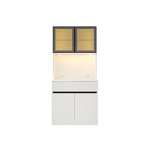 Moon Mini Kahve K��esi Komple MDF LED Ayd�nlatmal� Mutfak Dolab�