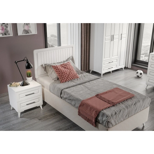 �cretsiz Montaj G�zde Komple MDF Beyaz Gen� Odas� Tak�m�